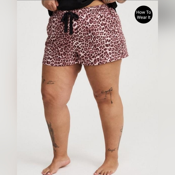 NWT Torrid 4 - Lightweight Cotton Jersey Sleep Short - Picture 3 of 4